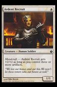 Magic the Gathering: Mirrodin Besieged (Base Set) card 2 Ardent Recruit