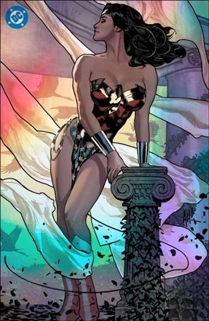 Wonder Woman (2011) issue 38-F Adam Hughes Comic Corner NYCC Foil Cover 1/500