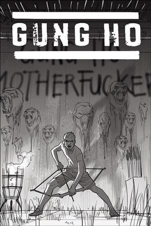 Gung-Ho: Sexy Beast issue 4-F Kael Ngu 1:20 Black & White Sketch Cover