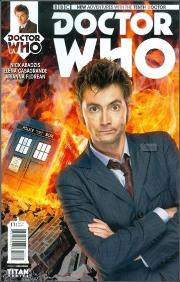 Doctor Who: The Tenth Doctor issue 11-B Photo Subscription Cover