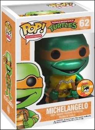 POP! Television figure 62-B Michelangelo (Metallic) SDCC