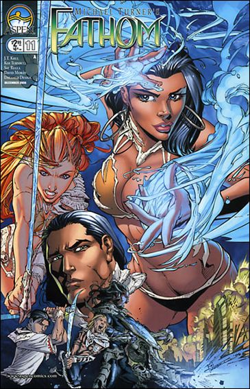 Michael Turner's Fathom (2005) issue 11 Koi Turnbull Cover