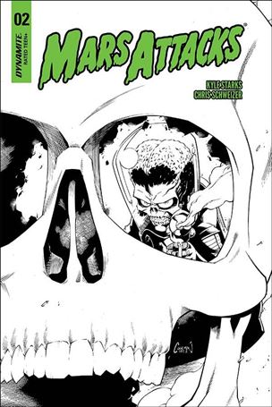 Mars Attacks (2018) issue 2-G Ruairi Coleman 1:20 Black & White Cover