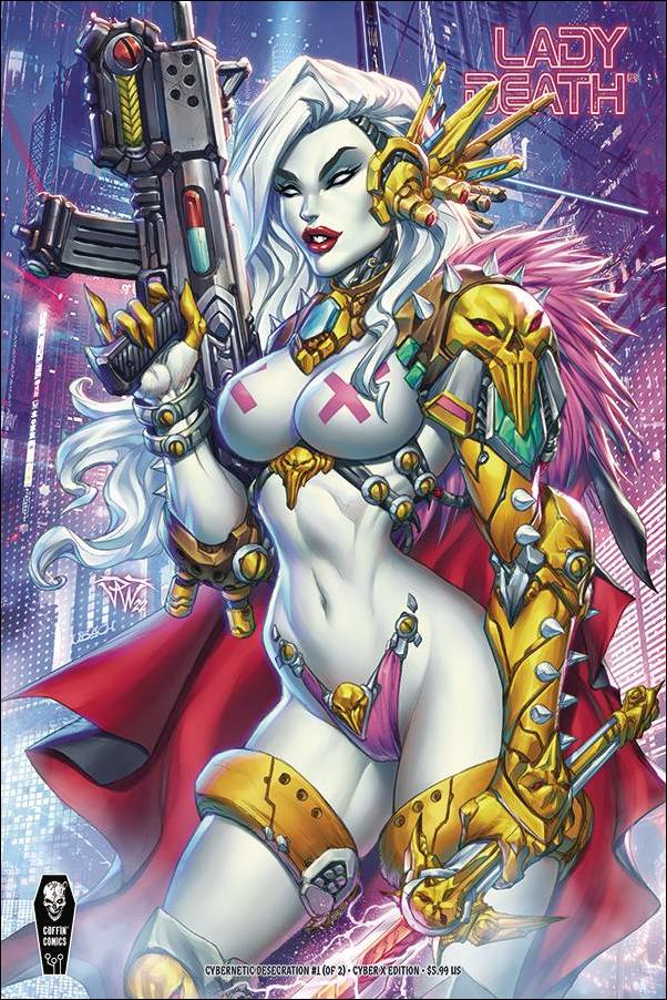 Lady Death: Cybernetic Desecration issue 1-B Paolo Pantalena Cover