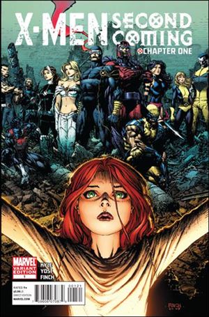 X-Men: Second Coming issue 1-B David Finch 1:50 Cover