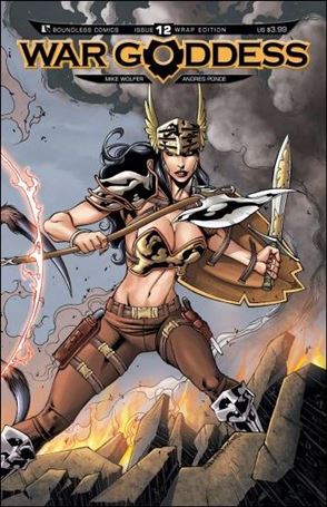 War Goddess issue 12-B Wraparound Cover