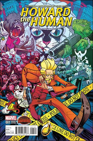 Howard the Human issue 1-B Aaron Conley Cover