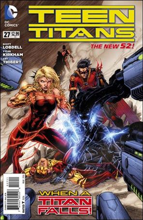 Teen Titans (2011) issue 27 Brett Booth Cover