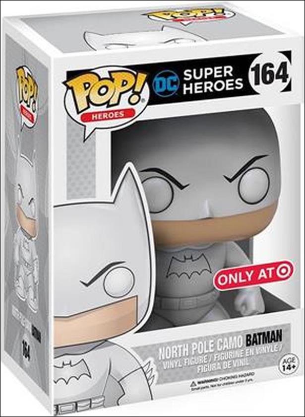 POP! Heroes figure 164 North Pole Camo Batman Target Exclusive