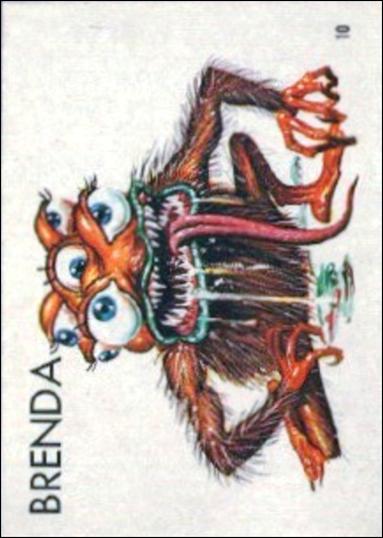 Ugly Stickers (1965) (Base Set) card 10-B Brenda