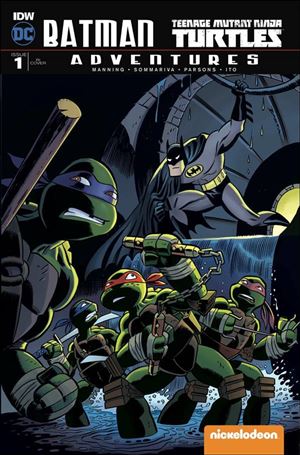 Batman/Teenage Mutant Ninja Turtles Adventures issue 1-E Hilary Barta 1:10 Cover