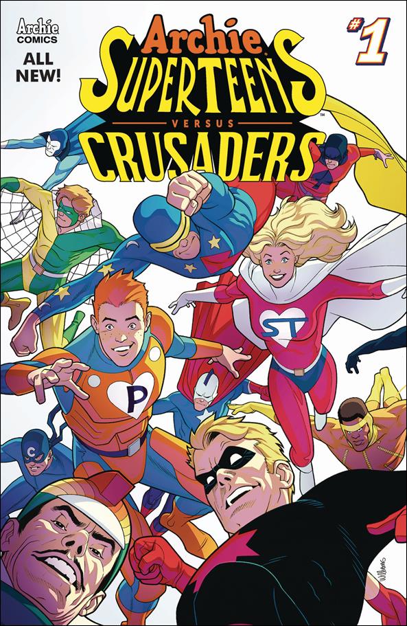 Archie's Superteens Versus Crusaders issue 1 David WIlliams Connecting Cover