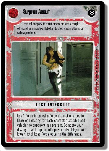 Star Wars: Premiere Limited (Base Set) card 253 Surprise Assault