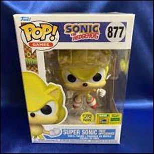 POP! Games figure 877-B Super Sonic First Appearance (2022 SDCC)