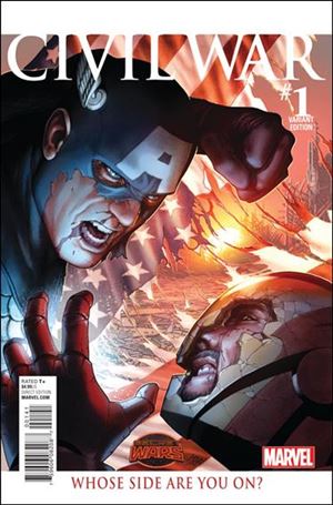 Civil War (2015) issue 1-E Steve McNiven 1:25 Cover