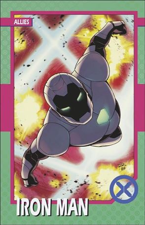 X-Men (2021) issue 32-D Russell Dauterman Trading Card Cover