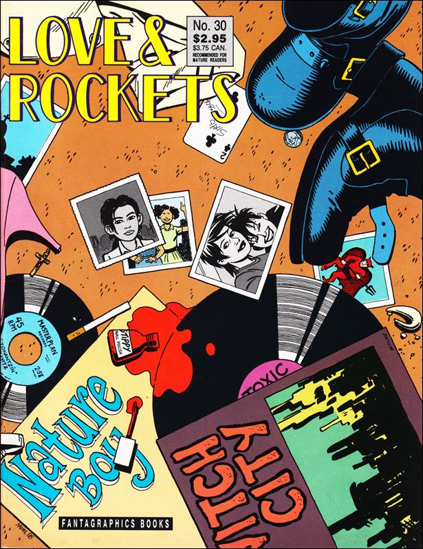 Love and Rockets (1982/09) issue 30 Wraparound Cover