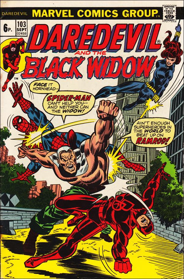 Daredevil (1964) issue 103-B UK Price Cover