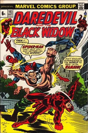 Daredevil (1964) issue 103-B UK Price Cover