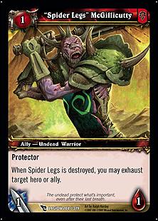 World of Warcraft: March of the Legion (Base Set) card 204 "Spider Legs" McGillicutty