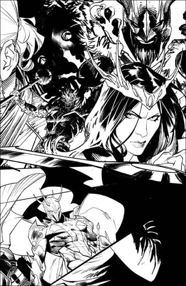 Once & Future issue 30-B Dan Mora 1:10 B&W Cover