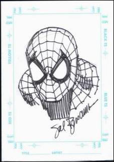 Marvel: The Silver Age (Sketchagraphs Sketch Subset) card SB Sal Buscema - Spider-Man