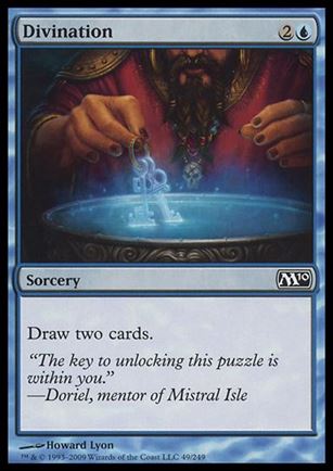 Magic the Gathering: 2010 Core Set (Base Set) card 49 Divination