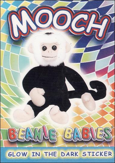 Beanie Babies Series 4 (Glow in the Dark Sticker Subset) card nn18 Mooch