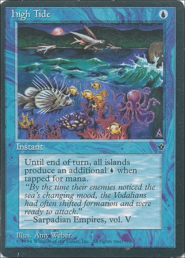 Magic the Gathering: Fallen Empires (Base Set) card 18-C High Tide