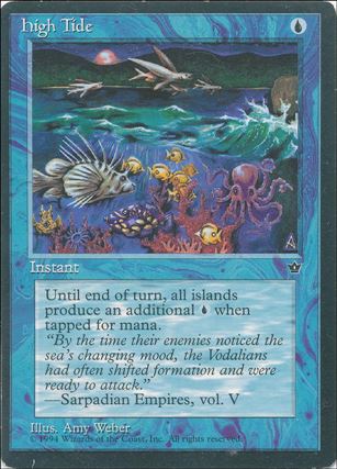 Magic the Gathering: Fallen Empires (Base Set) card 18-C High Tide