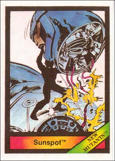 Marvel Universe (Base Set) card 25 Sunspot
