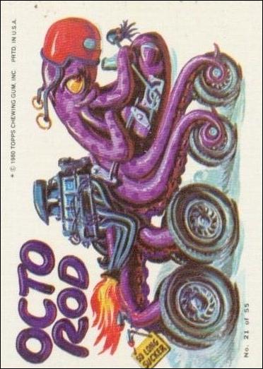 Weird Wheels (Base Set) card 21 Octo Rod