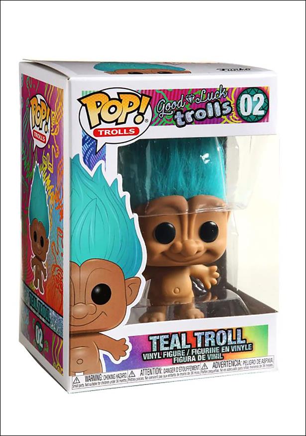 Pop! Trolls figure 2 Teal Troll