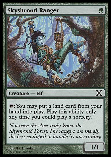 Magic the Gathering: 10th Edition (Base Set) card 297 Skyshroud Ranger
