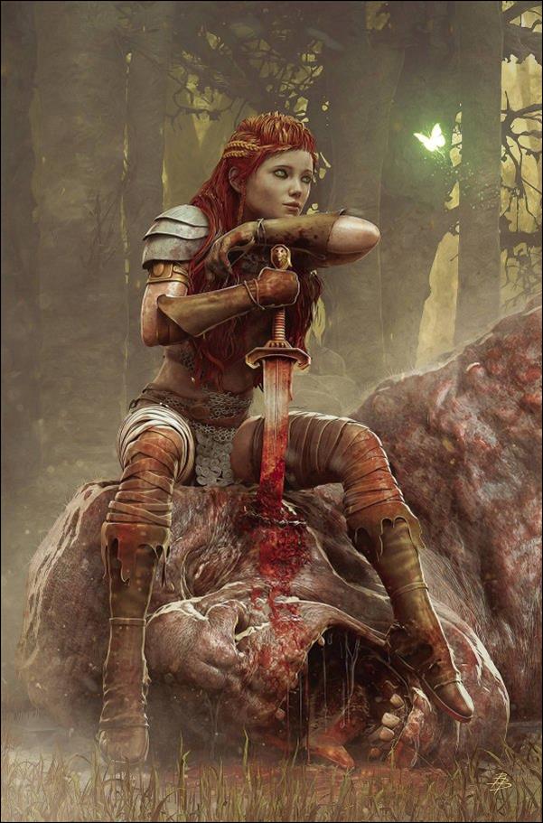 Red Sonja (2023) issue 4-L Björn Barends 1:15 Virgin Cover