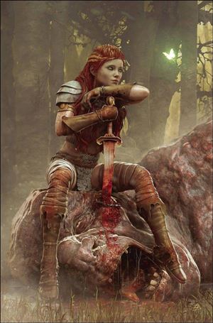 Red Sonja (2023) issue 4-L Björn Barends 1:15 Virgin Cover