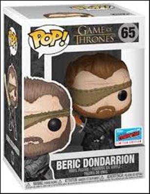 POP! Game of Thrones figure 65-B Beric Dondarrion (2018 NYCC  Exclusive)