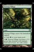 Magic the Gathering: Duel Decks: Knights vs. Dragons (Base Set) card 38 Treetop Village