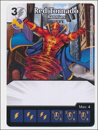 DC Comics Dice Masters Justice League  card 63 Red Tornado - Rannian
