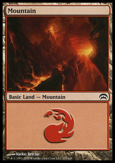 Magic the Gathering: Planechase (Base Set) card 157 Mountain