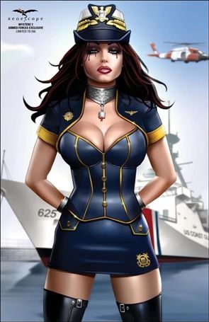 Mystere issue 3-F Keith Garvey Armed Forces Cover 1/250