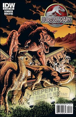 Jurassic Park (2010) issue 3 Tom Yeates Cover