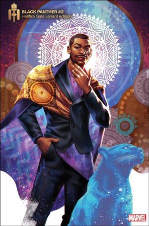 Black Panther (2023) issue 2-B Mateus Manhanini Hellfire Gala Cover