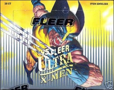 1995 Fleer Ultra X-Men card 1-C Sealed Box (Wal-Mart)