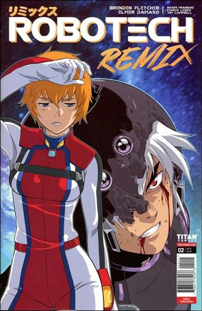 Robotech Remix issue 2 Elmer Damaso Cover