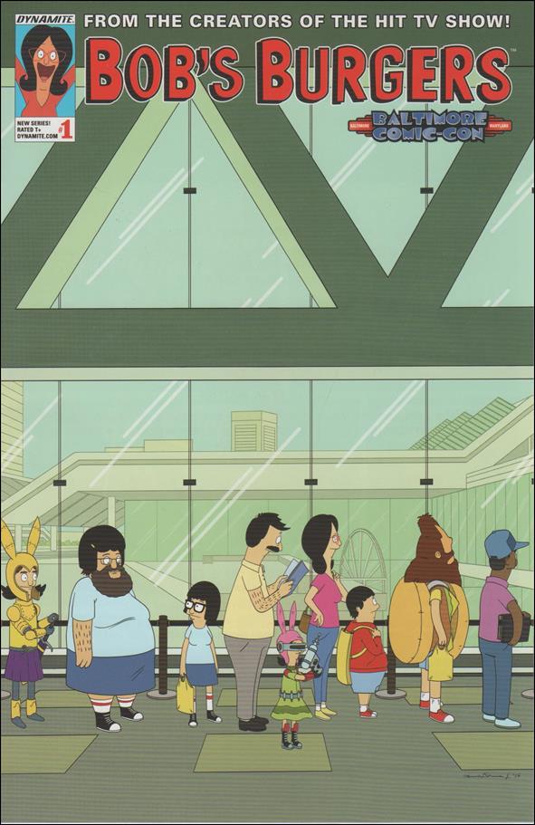 Bob's Burgers (2015) issue 1-H Mario D'Anna, Jr. Baltimore Comic Con Cover