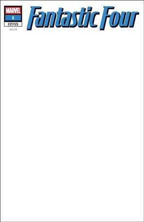Fantastic Four (2025) issue 1-K Blank Sketch Cover