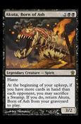 Magic the Gathering: Saviors of Kamigawa (Base Set) card 61 Akuta, Born of Ash