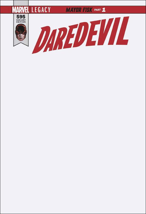 Daredevil (1964) issue 595-C Blank/Sketch Cover