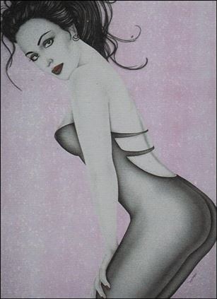 Jennifer Janesko Premier Pinups (Base Set) card 50 Untitled